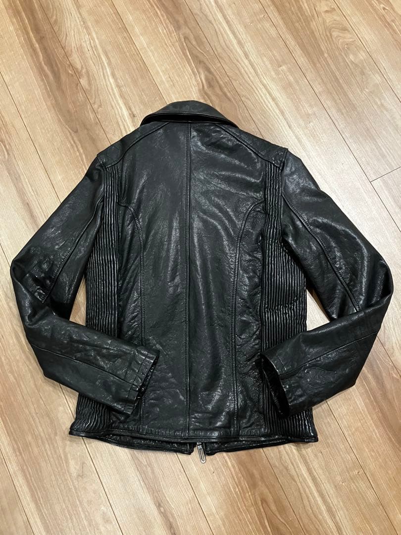 JACKROSE VINTAGE ブラックレザーライダースジャケット