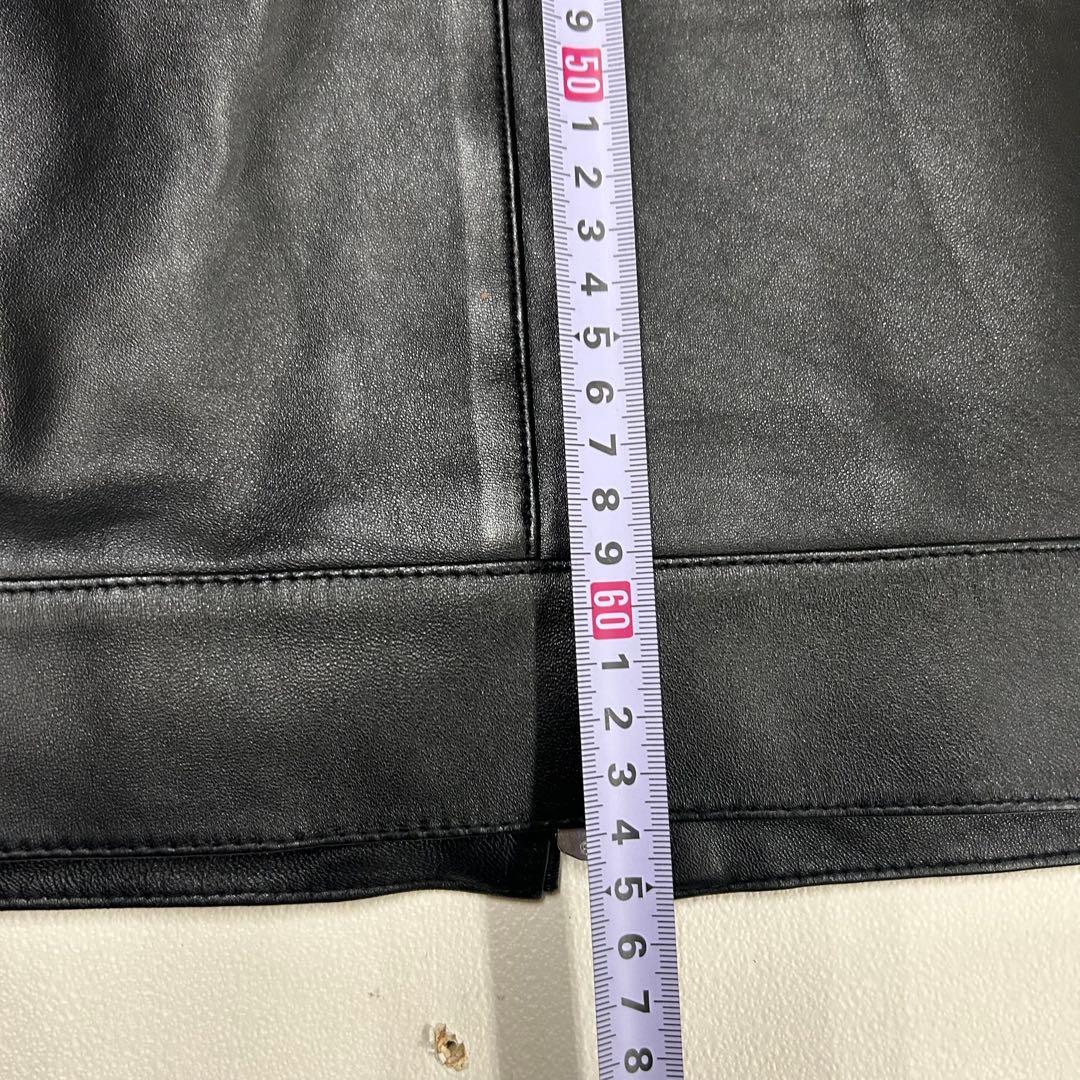 羊革　シングルライダース　黒　THE SHOP TK ラムレザージャケット