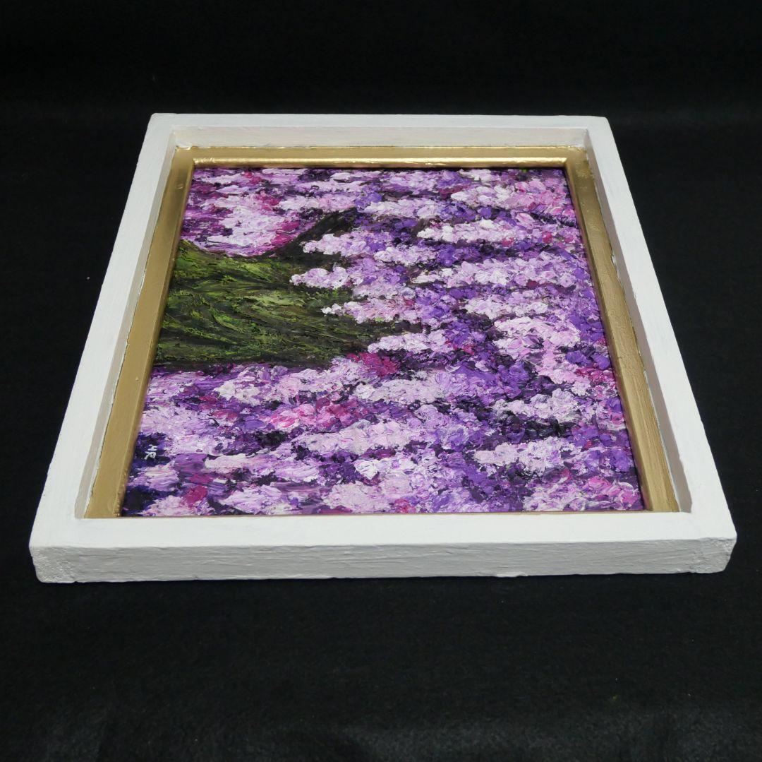 油絵 油彩 油彩画 絵 絵画 【藤】