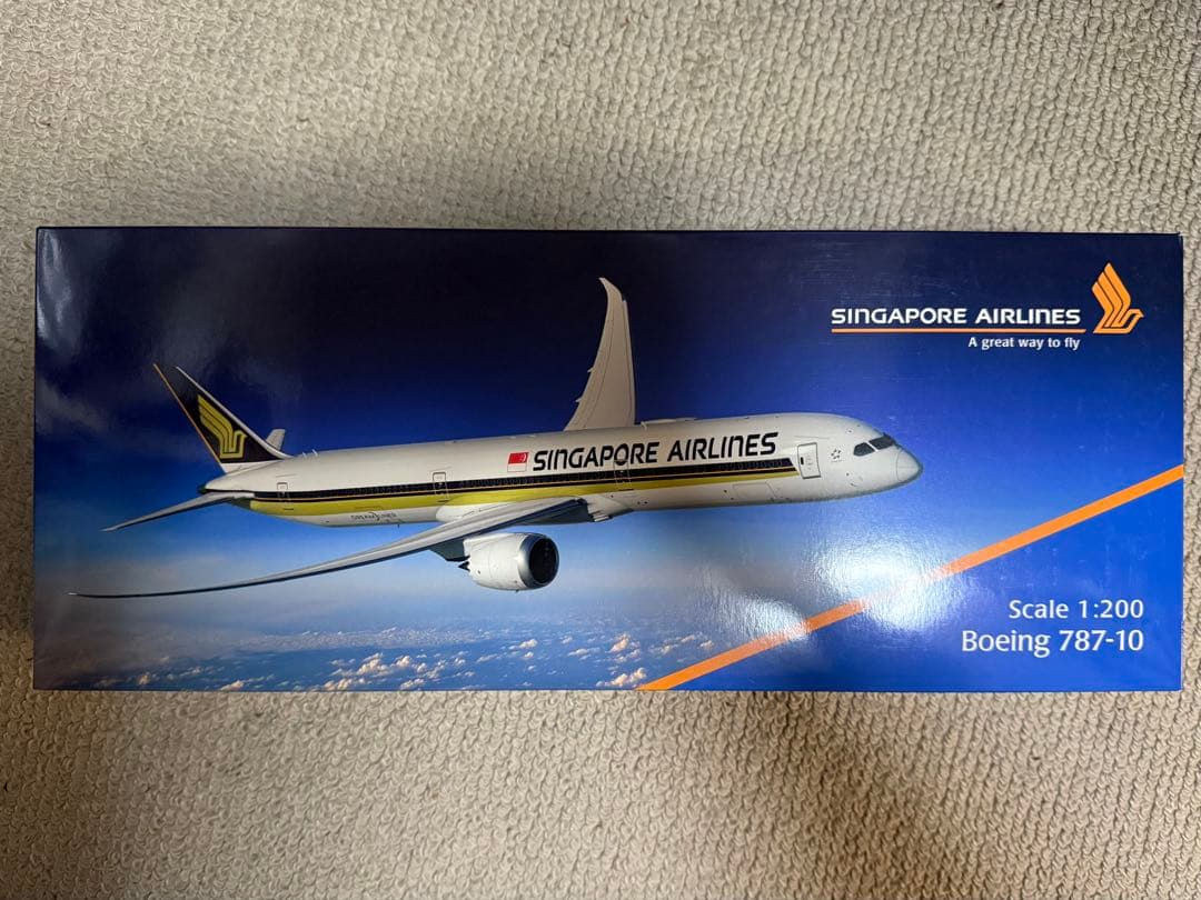 シンガポール航空 モデルプレーン B787-10 1/200スケール