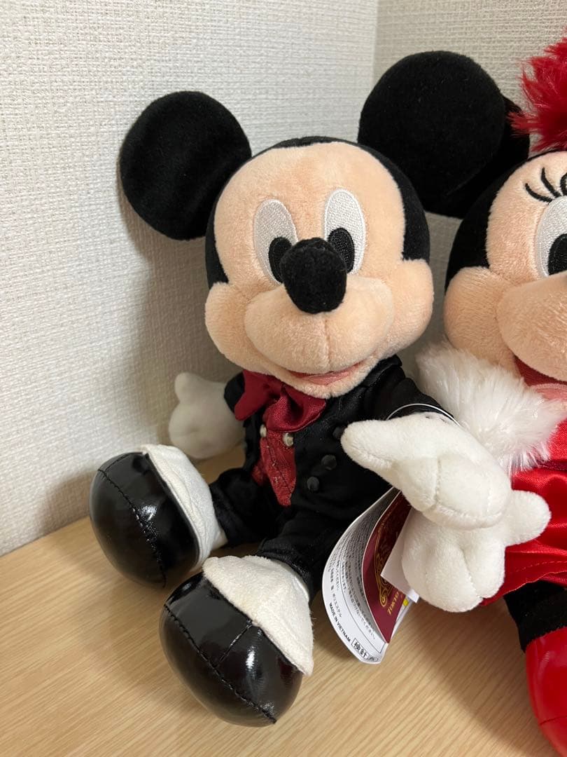 【新品未使用タグ付き】ビッグバンドビートBBB ミッキーミニー　ペア　ぬいぐるみ