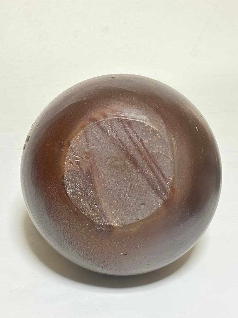 備前焼　壷　人間国宝　藤原雄　共箱　　素晴らしい出来！　最終値下げ！