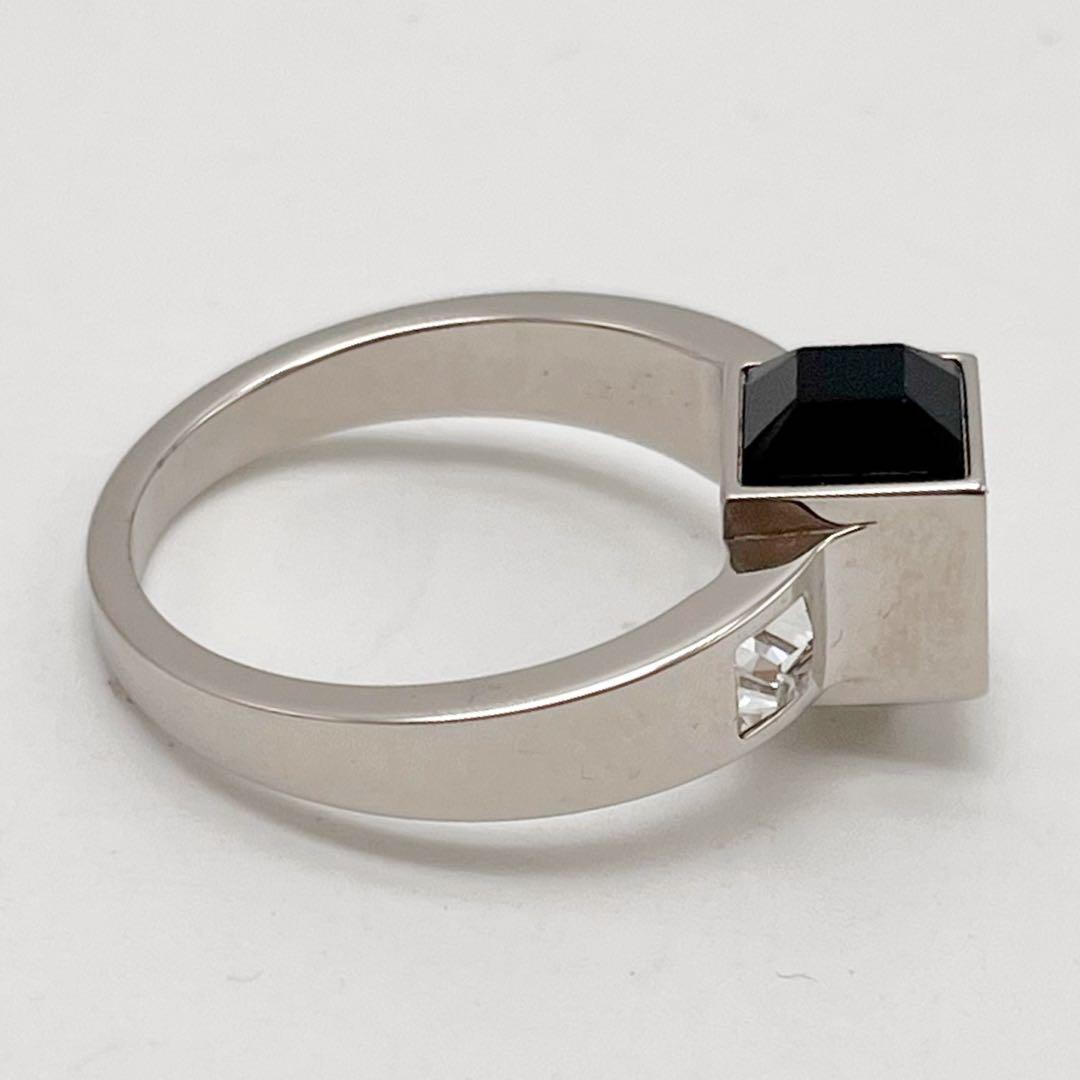 ルイヴィトン バーグギャンブルリング L 指輪 シルバー ラインストーン 美品