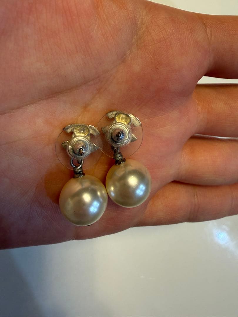 CHANELパールネックレス