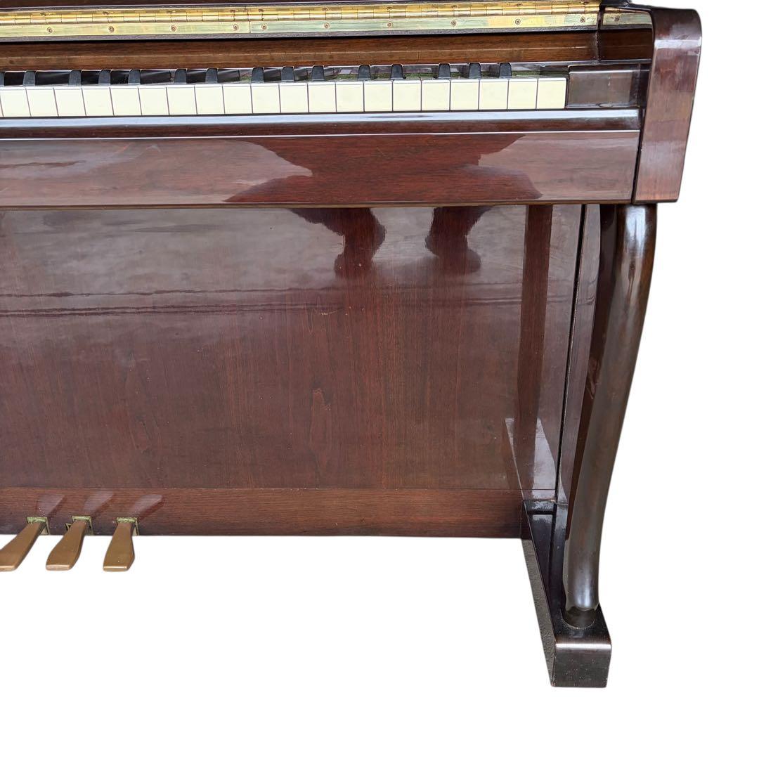 【美品】YAMAHA アップライトピアノ W110BW 猫脚 ウォルナット