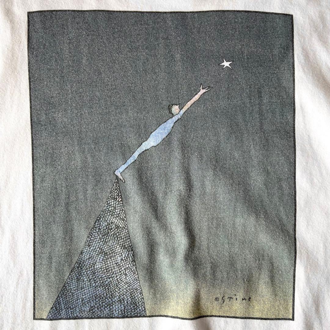 【XL】90s Richard Stine アートプリントTシャツ ONEITA