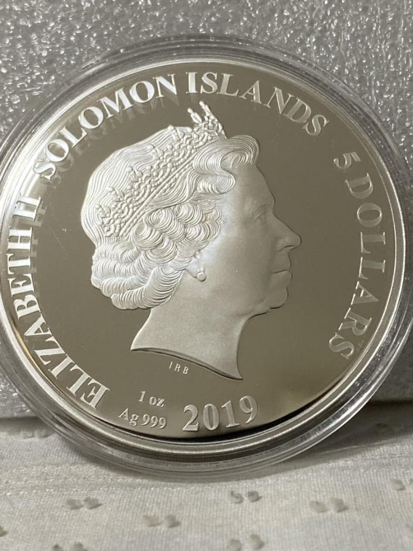 2019年 ソロモン諸島 マドンナ 1オンス 銀貨  Madonna