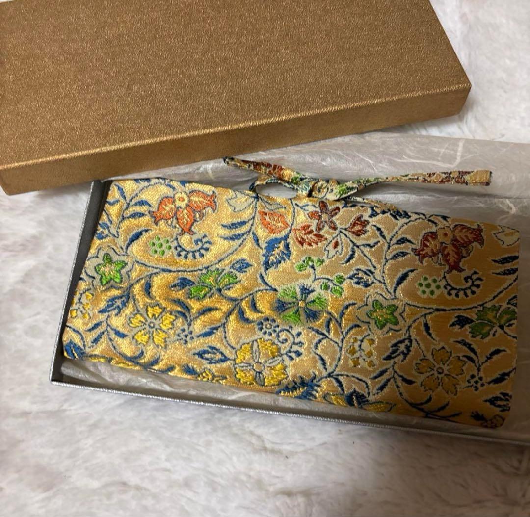 京都発　錦匠　龍村織物 小銭入れ　財布 早雲寺文台裂　 龍村美術織物