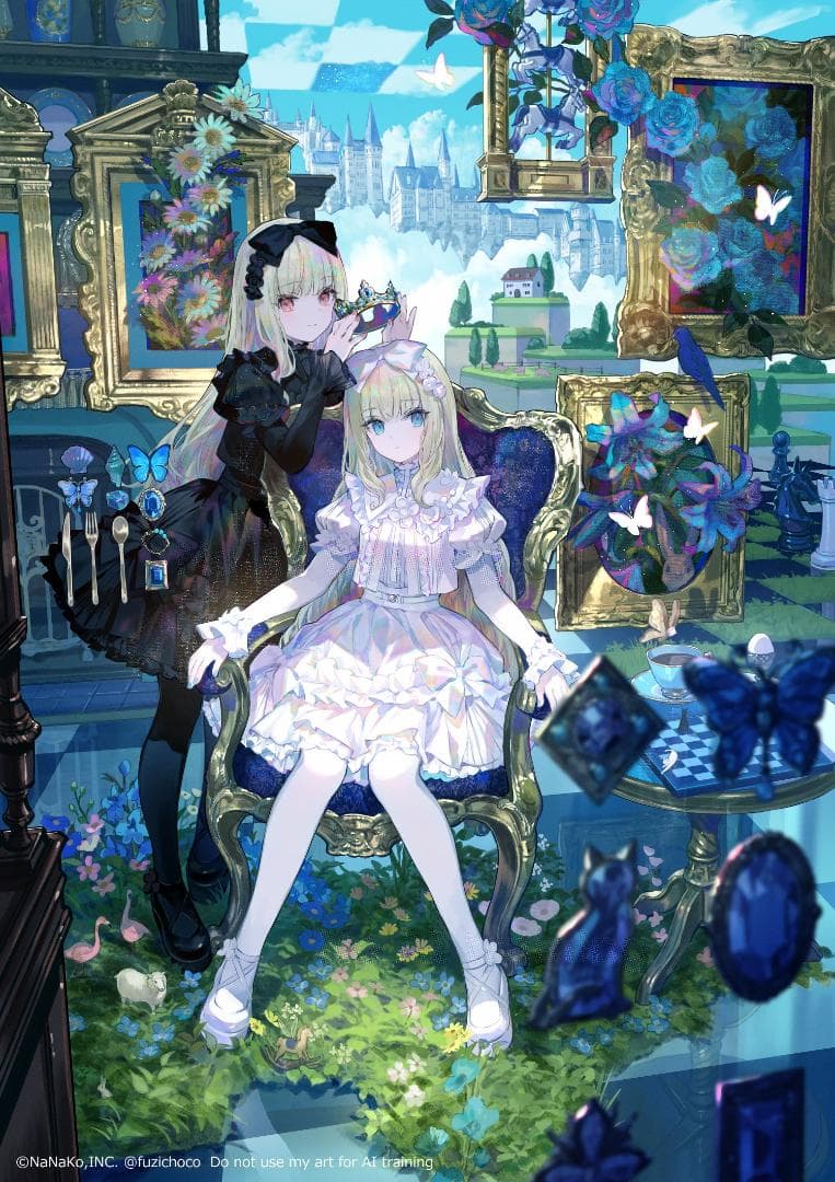 藤ちょこ 直筆サイン入り A4複製原画 アリスと記憶の御屋敷で