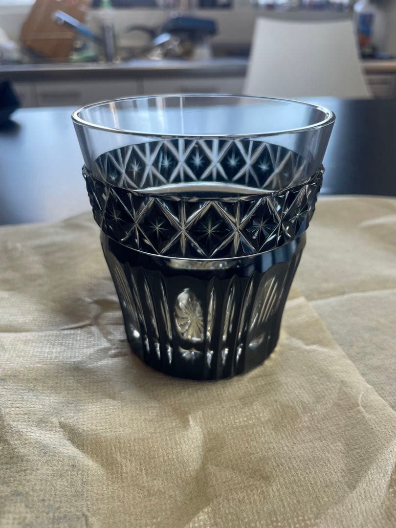 ⭐︎薩摩黒切子⭐︎オールド