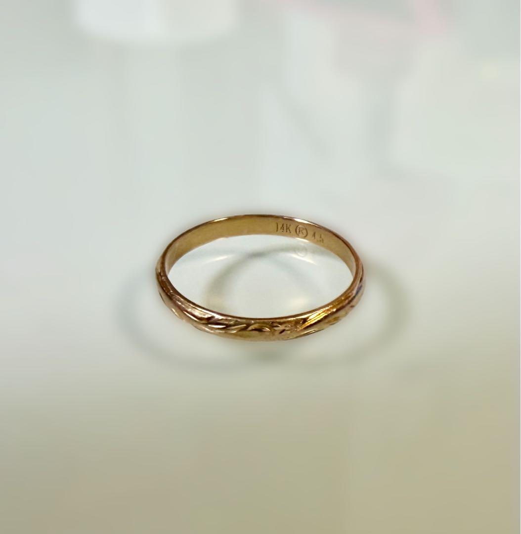 み*ん様 ハワイアンジュエリー｜リング｜ゴールド｜14K｜US4.5