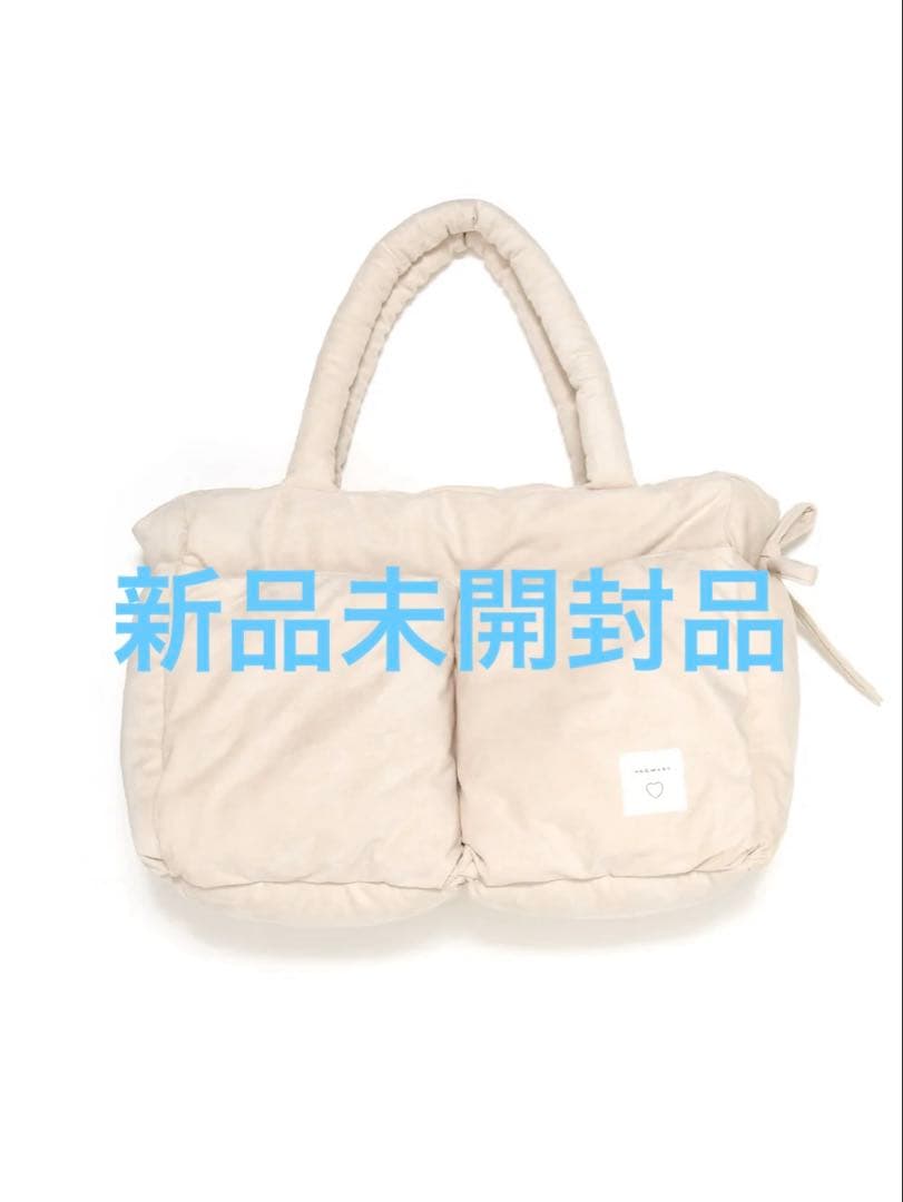 バッグ andmary Mary quilting suede bag ivory