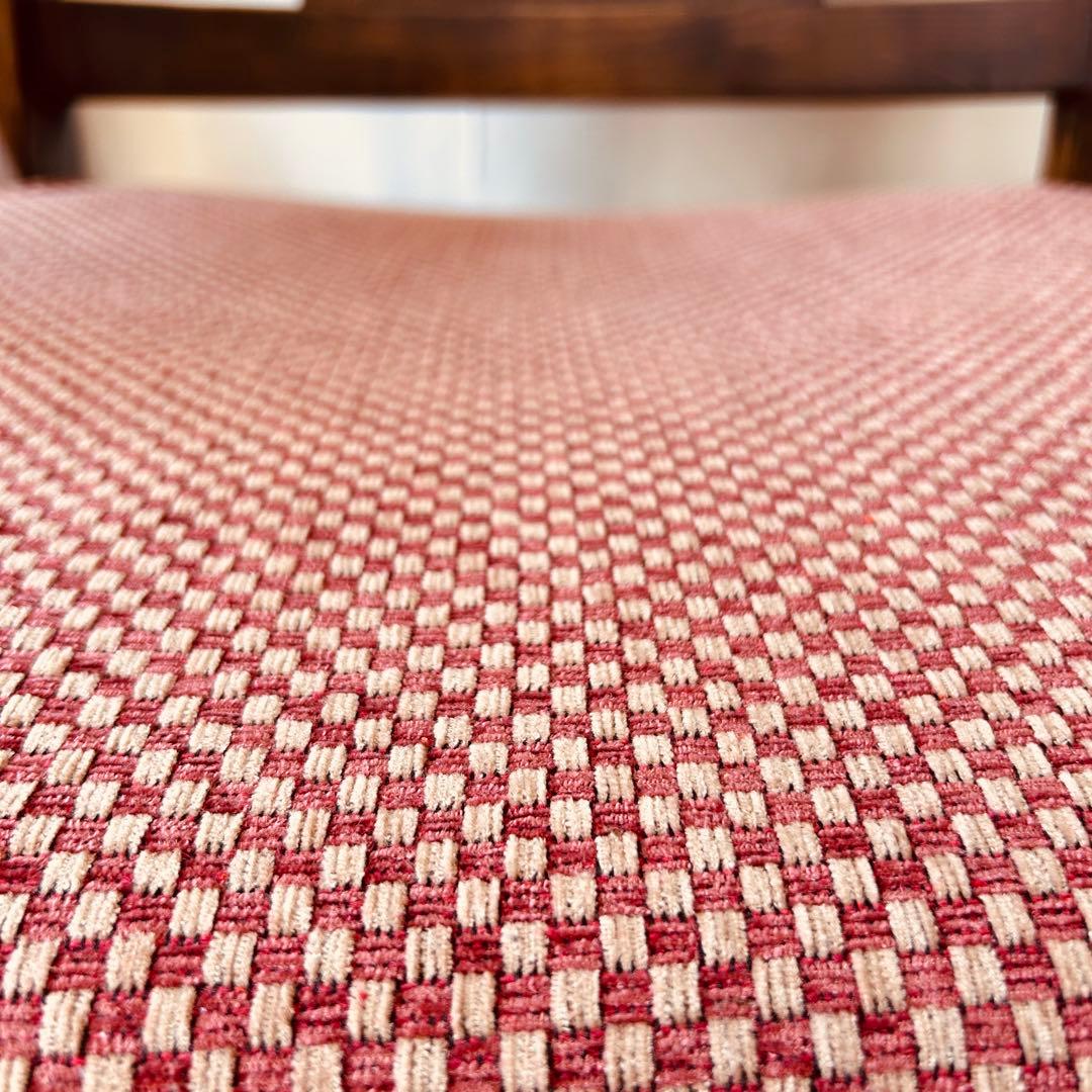 【極美品】ニトリ ヤマトチェア 布張り 天然木 回転式 ダイニング