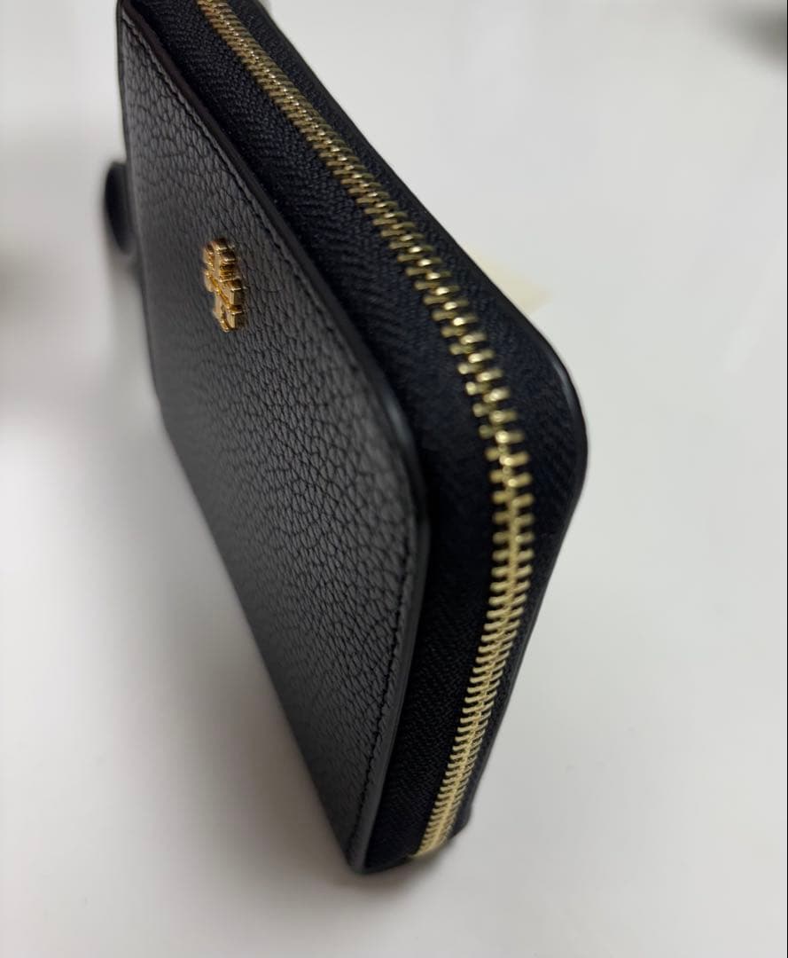 トリーバーチ　コンパクトウォレット　ブラック