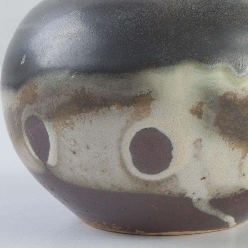 茶道具　文琳茶入　SHOEMAKER在銘　時代箱付　V　9259