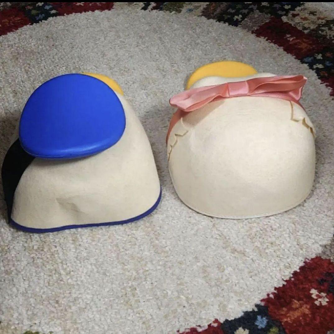 東京ディズニーランド　ドナルドダック　デイジーダック　帽子　ビンテージ