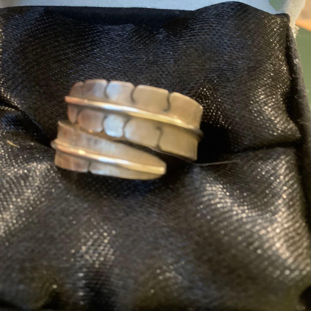 インディアンジュエリー　マイケル・カーク　フェザーリング　シルバー#15