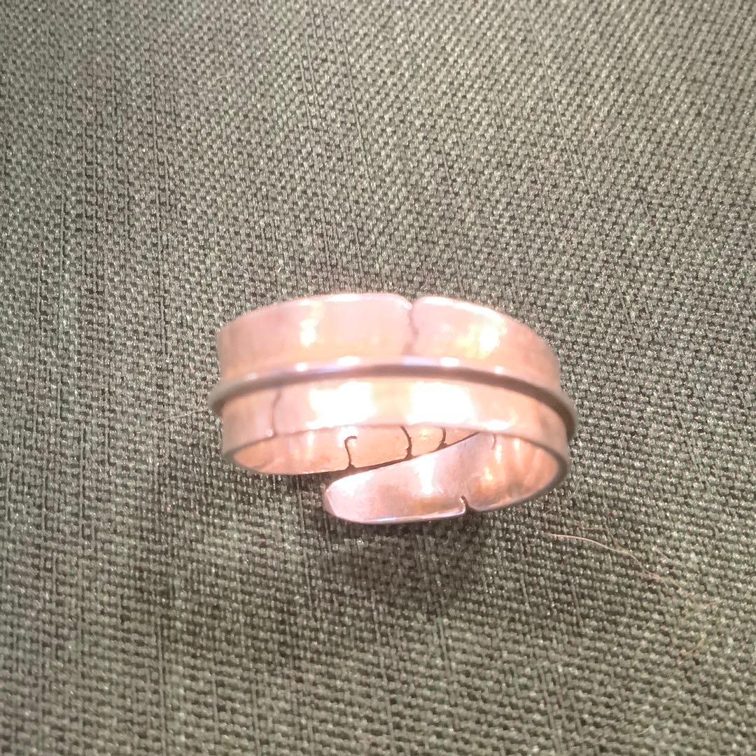 インディアンジュエリー　マイケル・カーク　フェザーリング　シルバー#15