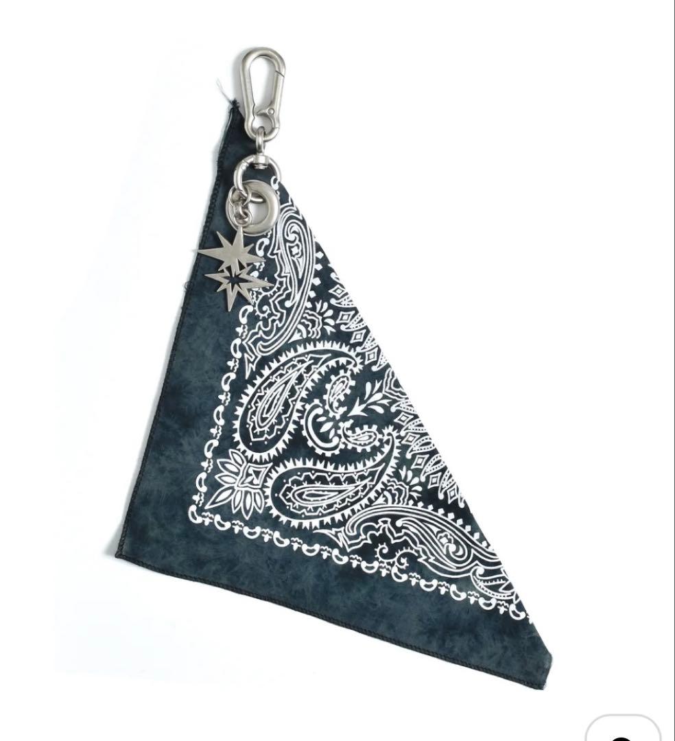 小物 vacant archive dyed bandana keyring