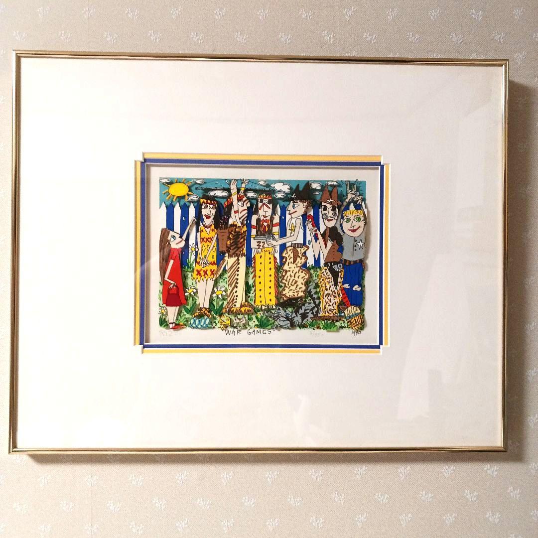 ジェームス・リジィ　シルクスクリーン/WAR GAMES