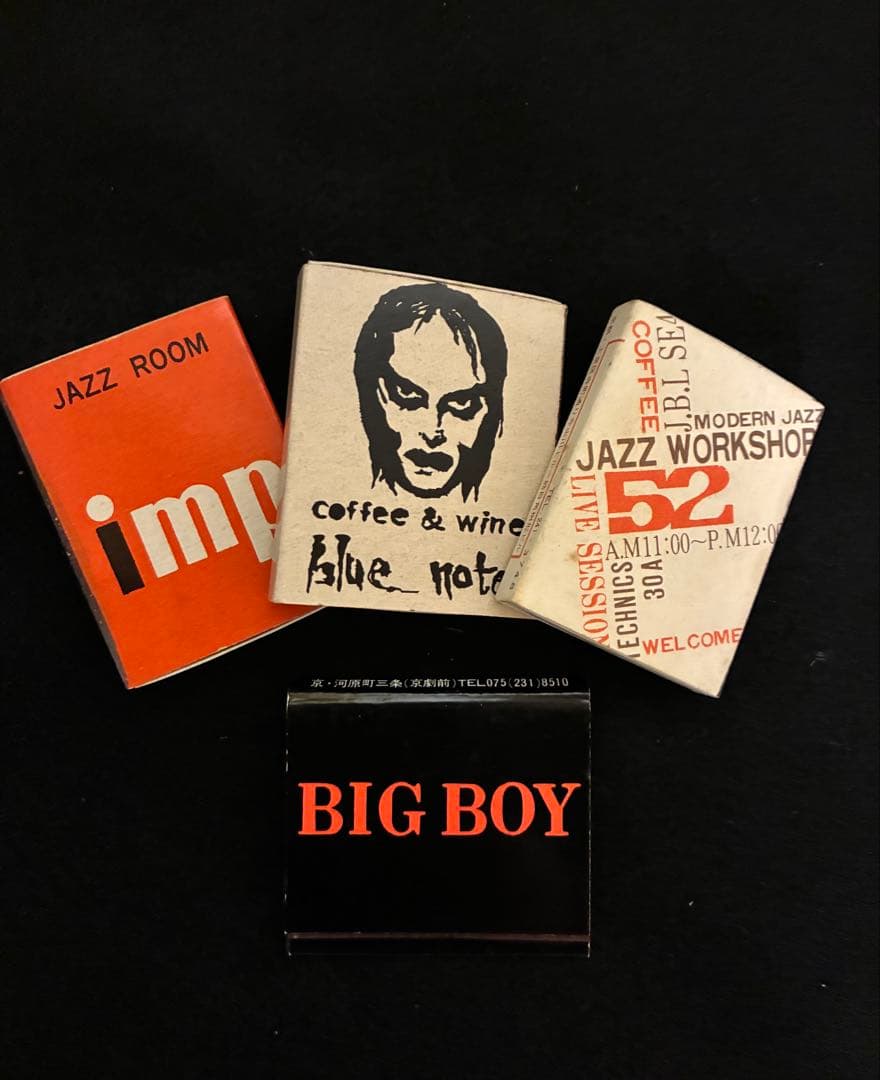 70s ジャズ　喫茶　マッチ　4点