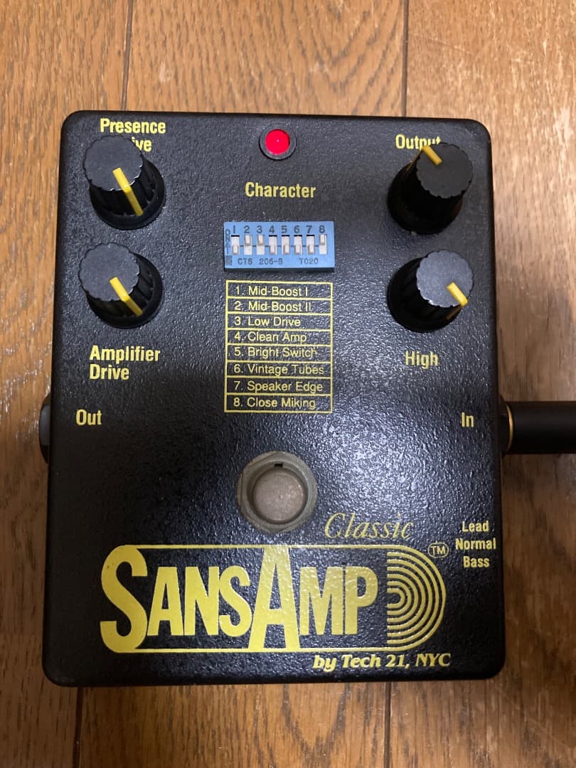 Tech 21 SansAmp Classic アンプシミュレーター