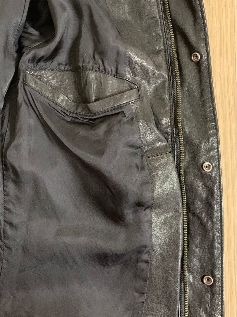 HALB ボア レザージャケット boa biker jacket 00s
