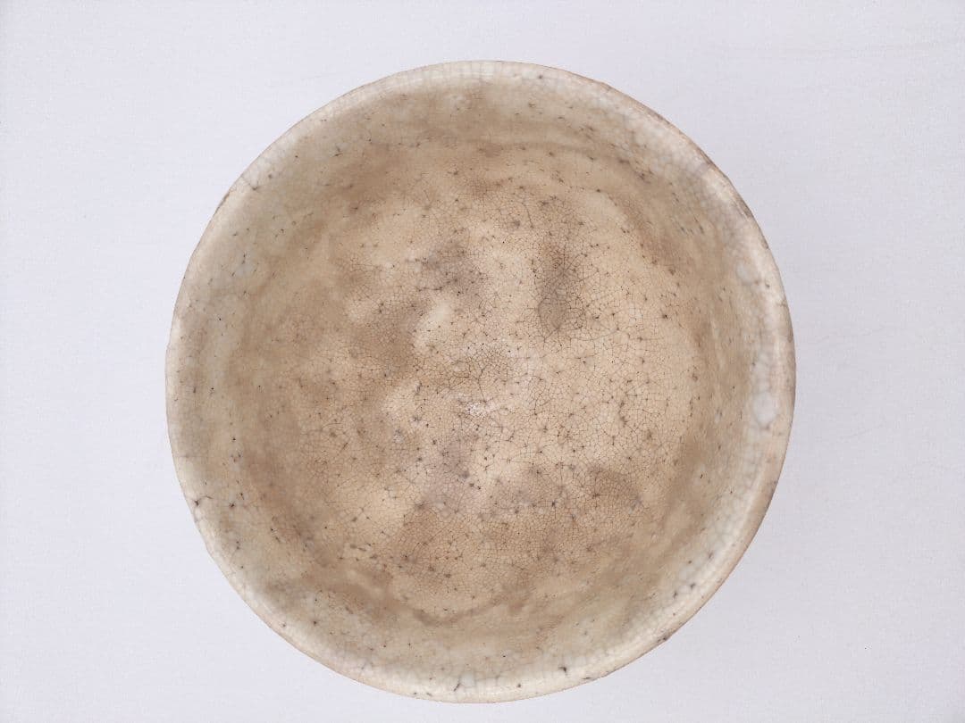 a914 茶碗 萩 岡田裕 木箱入 古物 茶道具