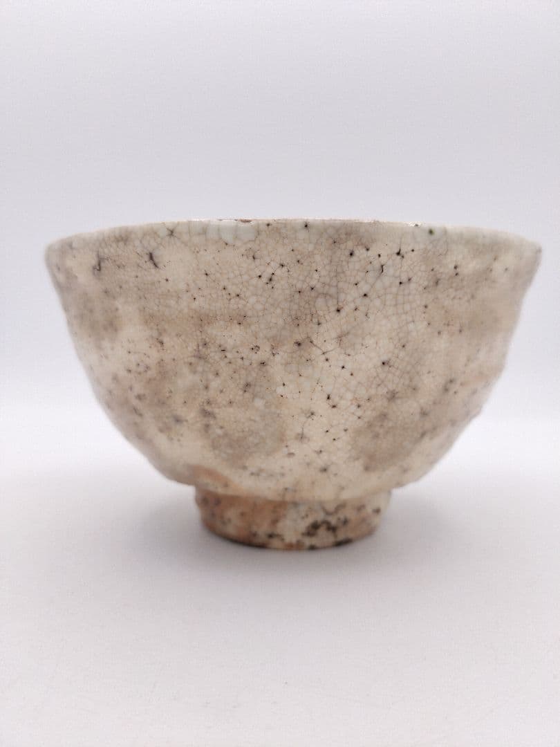 a914 茶碗 萩 岡田裕 木箱入 古物 茶道具