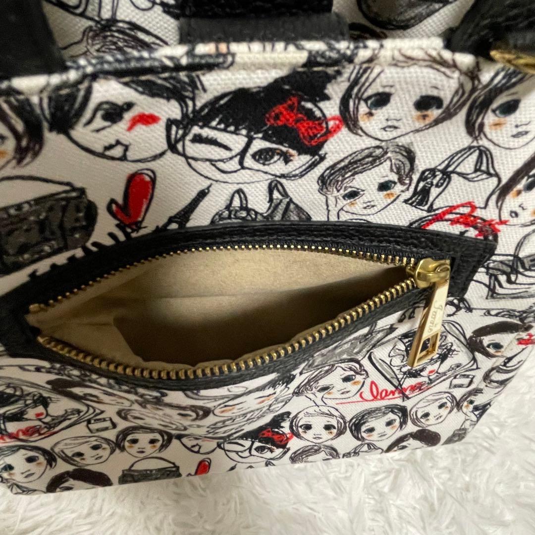 IANNEエクランフェイスハンドバッグ　2way