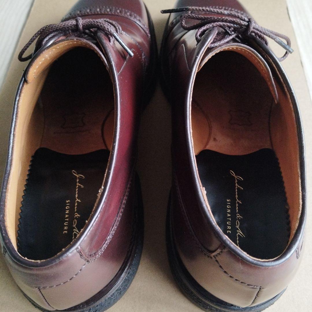 ジョンストン＆マーフィー　バーガンディ　コードバン使用‼️　ドレスアップシューズ