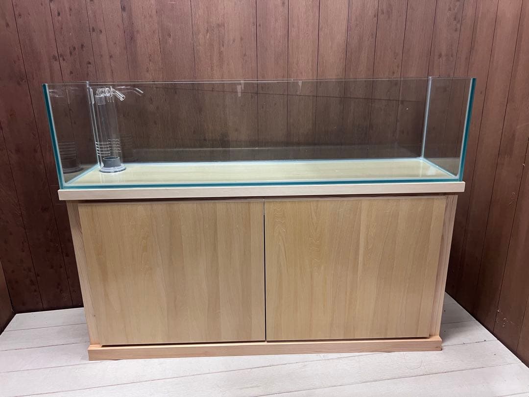 1セット限定　1200ｘ300ｘ300㎜オールガラスオーバーフロー水槽 セット