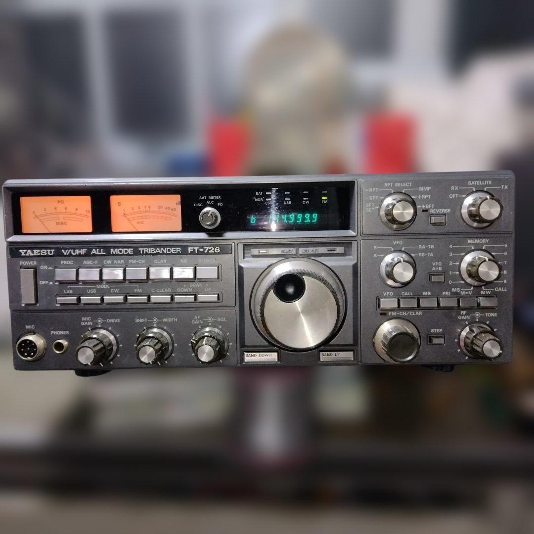 ヤエスＦＴ-726-144/430固定機10wジャンク本体のみ。送受信確認出来す
