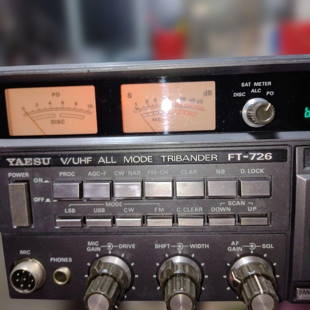 ヤエスＦＴ-726-144/430固定機10wジャンク本体のみ。送受信確認出来す