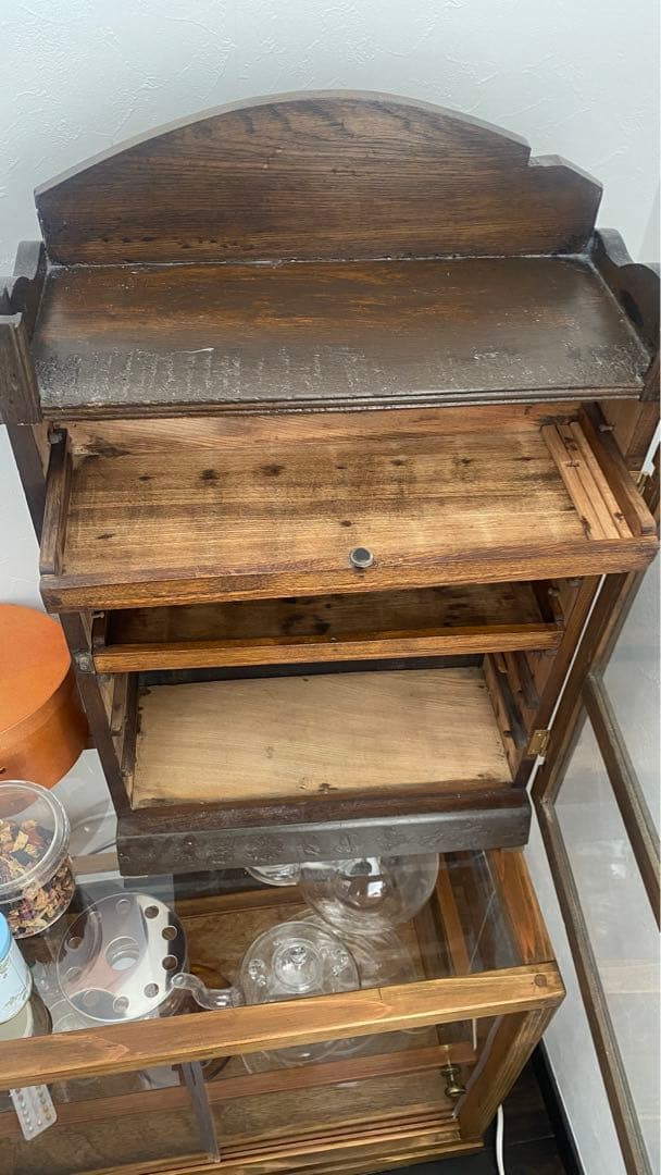 【希少】昭和レトロ　糸ケース　ディスプレイケース　什器