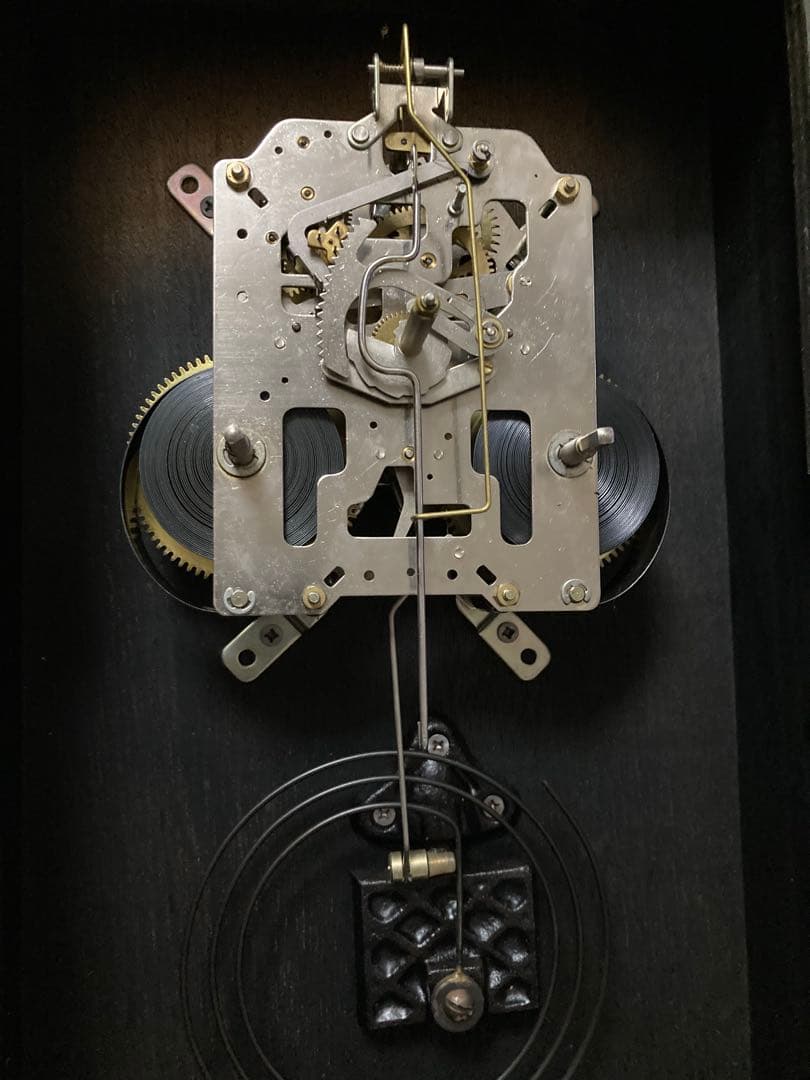 Dimple ドイツ製31 DAY アンティーク柱時計 稼働中