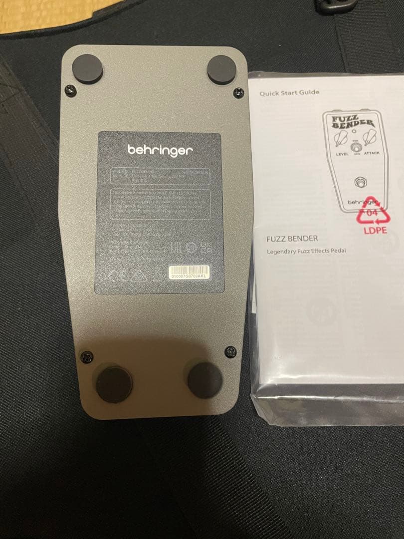 behringer fuzz bender ファズ　tone bender