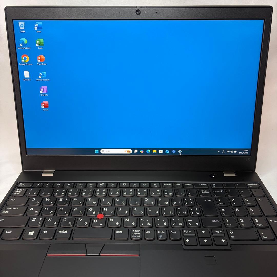 美品 ThinkPad L15 Gen2 第11世代 i7 16GB 512GB