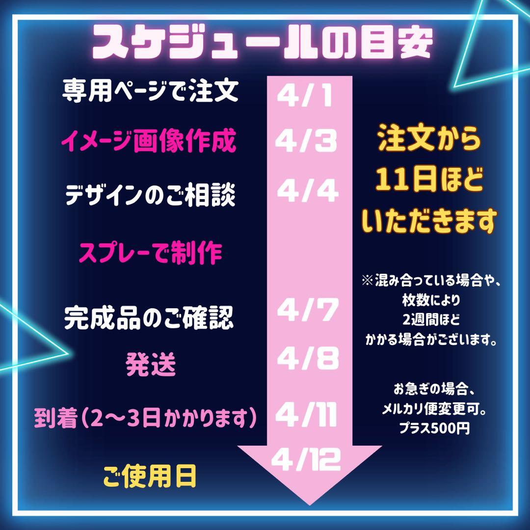 くま様　オーダーページ　ファンサうちわ