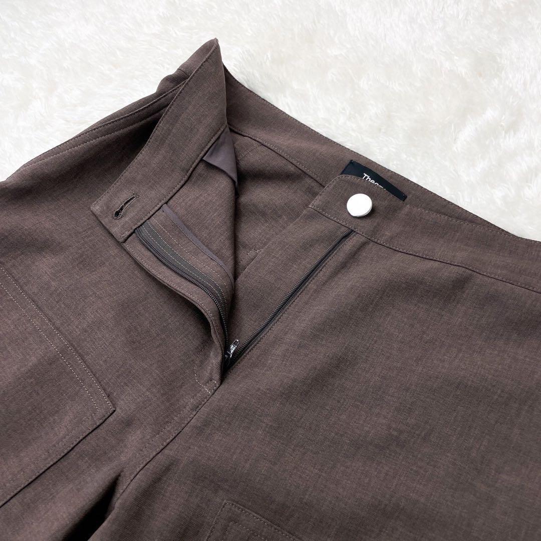 24SS✨ セオリー CARGO WIDE PNT J CRISP TWILL