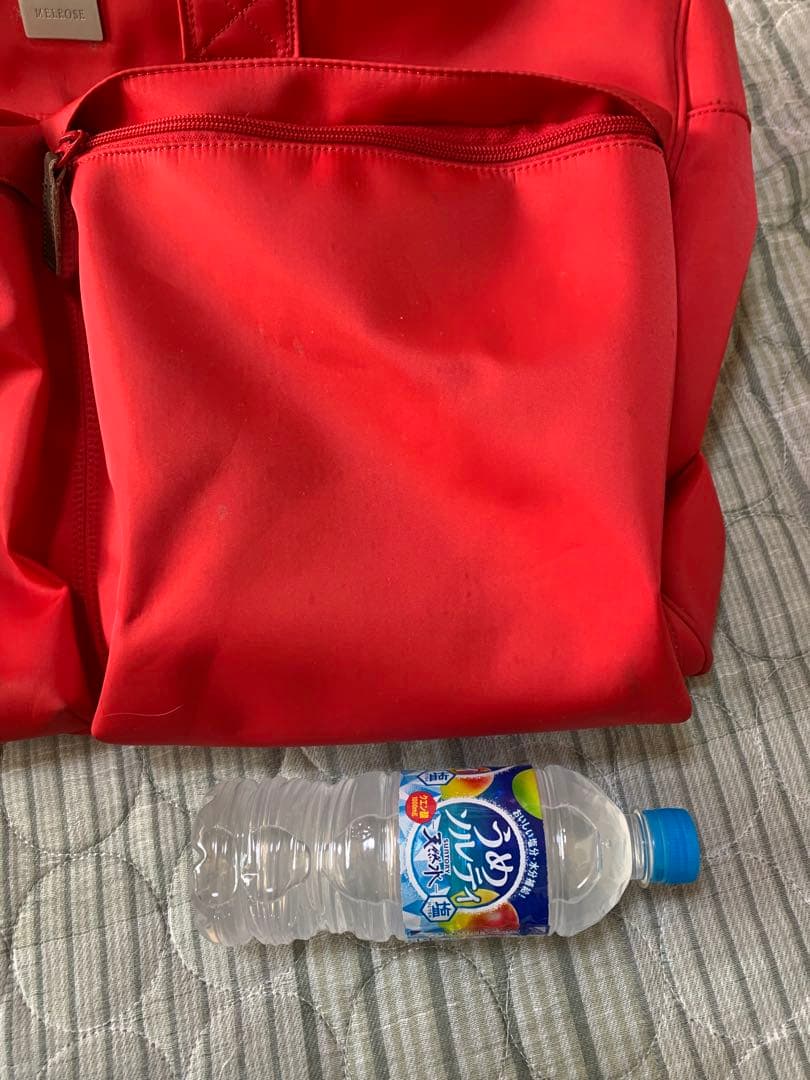 Melrose 赤 ボストンバッグ 大きめ