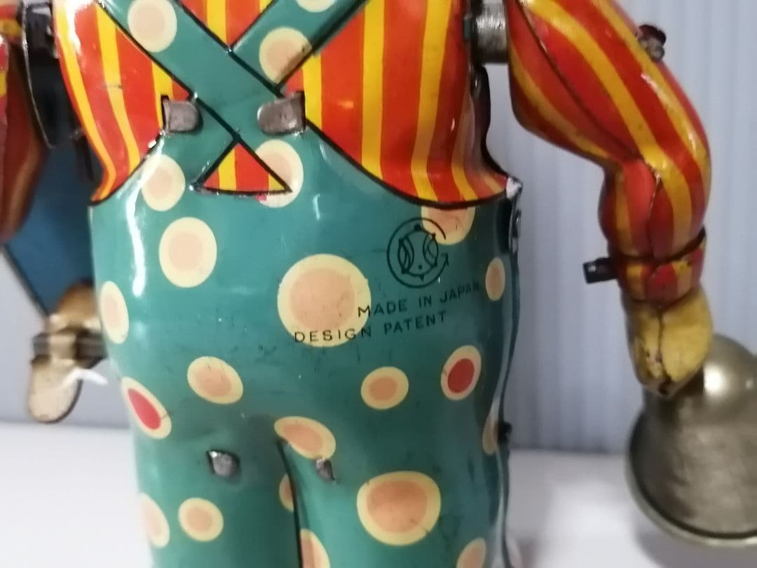 サーカスボーイ　ブリキ　ゼンマイ　日本製　日光玩具工業