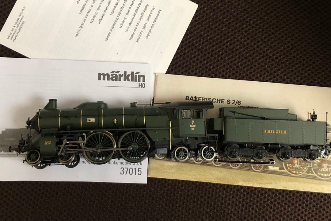 鉄道模型　ドイツ　メルクリン　Ｓ２／６ 蒸気機関車 37015 木箱入り