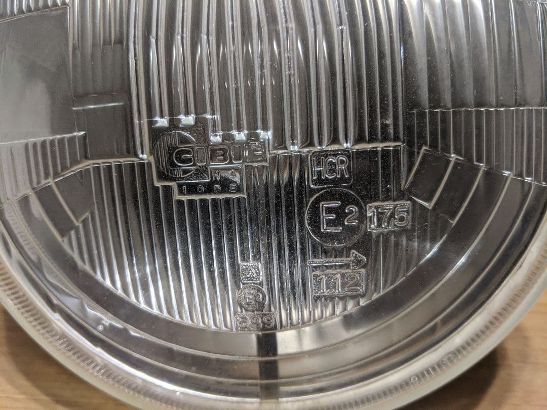 シビエ CIBIE 589 凸レンズ Zビーム Zリム 美品 当時物