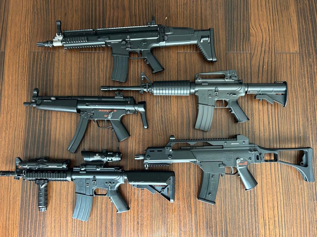 東京マルイボーイズ5丁セットスカー ソップモッドM4A1 MP5A5 G36C