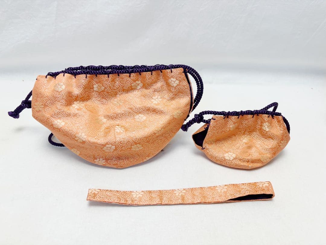 未使用 茶道具 木製黒真塗 花丸蒔絵 茶箱セット 茶器揃え 紙箱