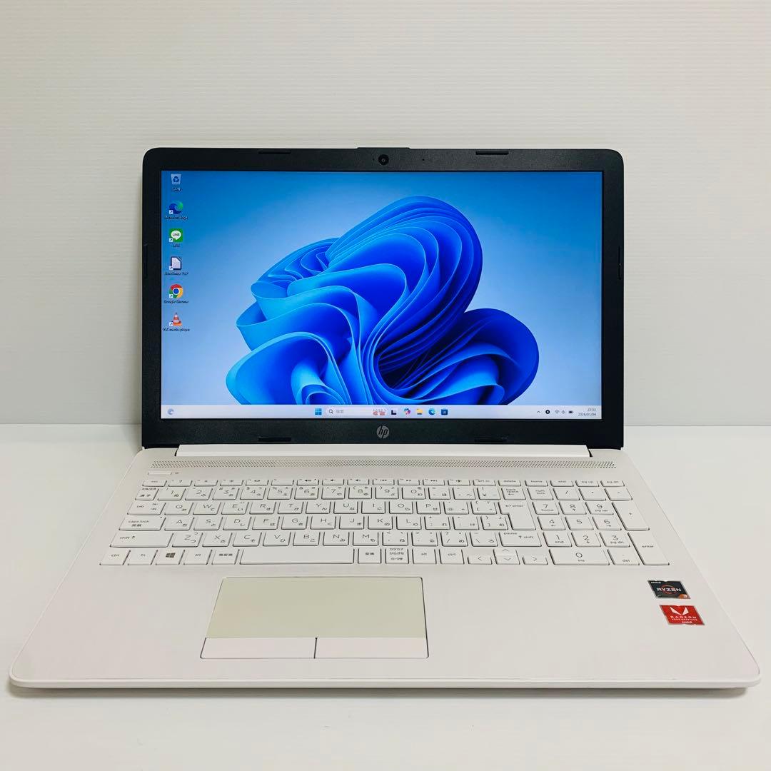 Windowsノート本体 HP 15-db0160AU Ryzen3 SSD256GB 8GB Win11