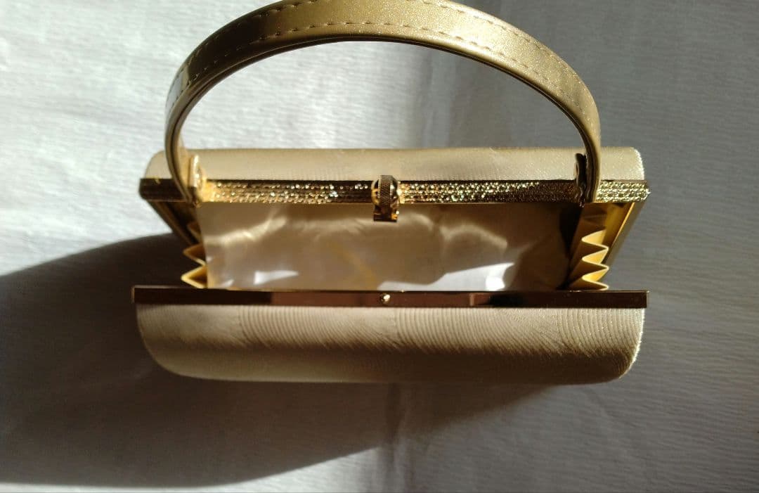 美品　日本製　佐賀錦　フォーマル 　和装用バッグと草履セット　Мサイズ