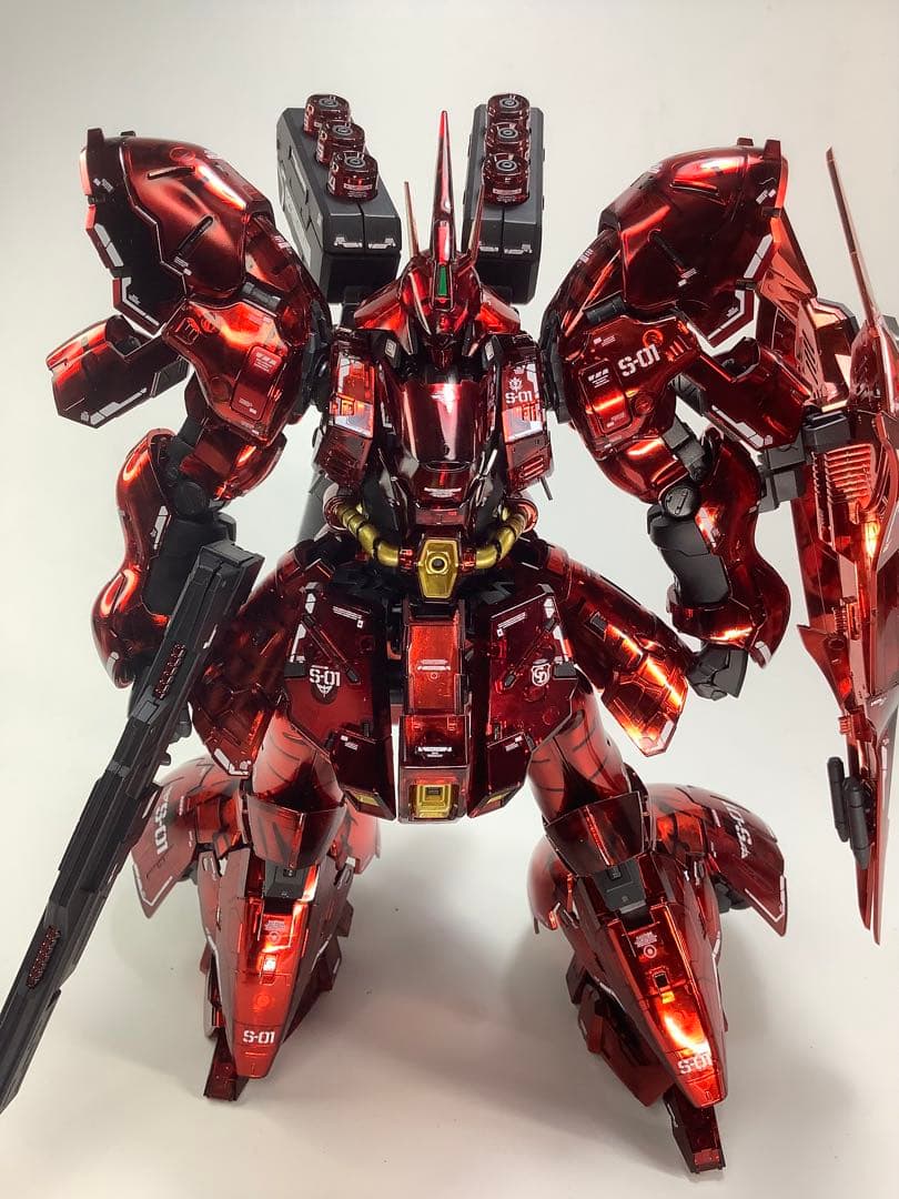 ガンダムベース限定 RG MSN-04 SAZABI 【メカニカルコアメッキ】