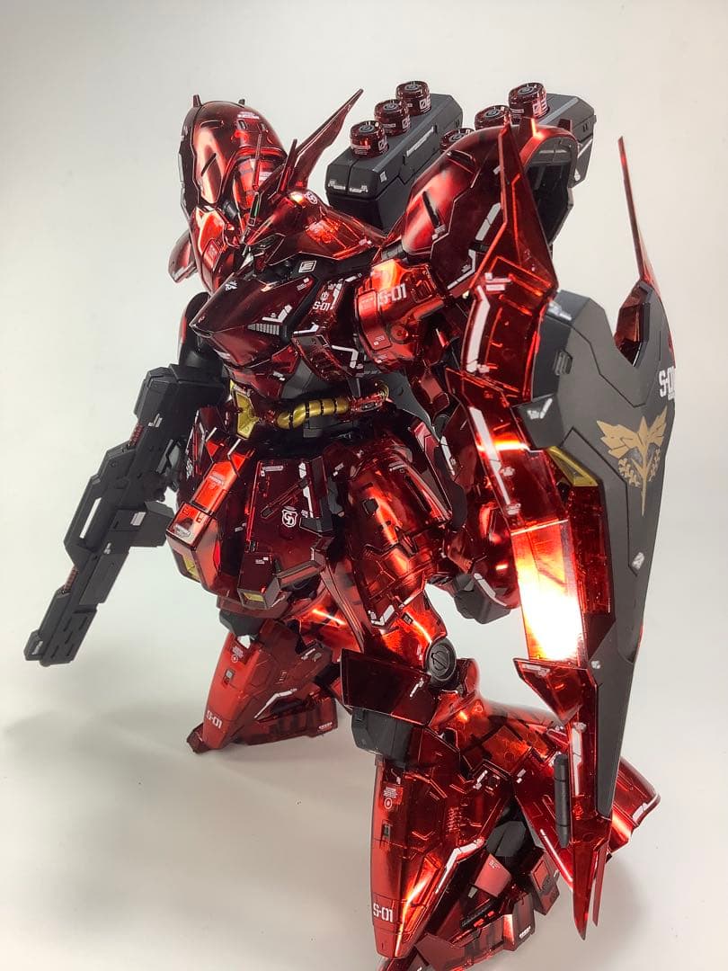 ガンダムベース限定 RG MSN-04 SAZABI 【メカニカルコアメッキ】